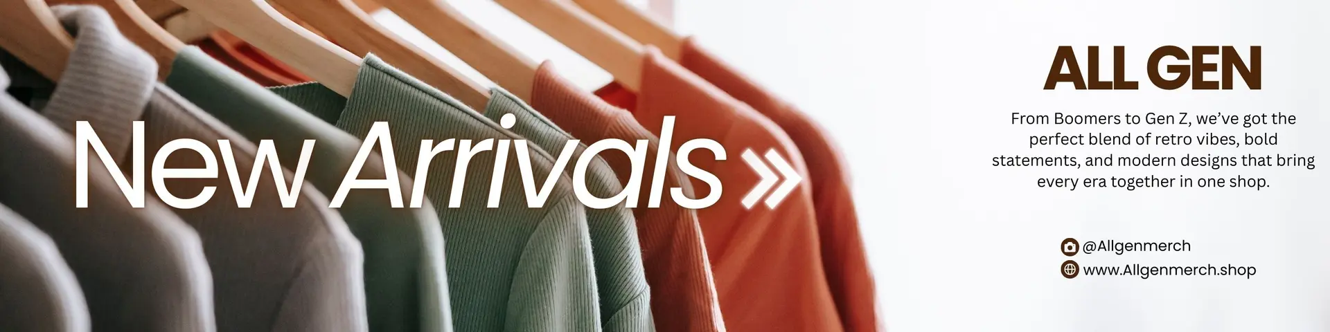 Banner for All Gen merch