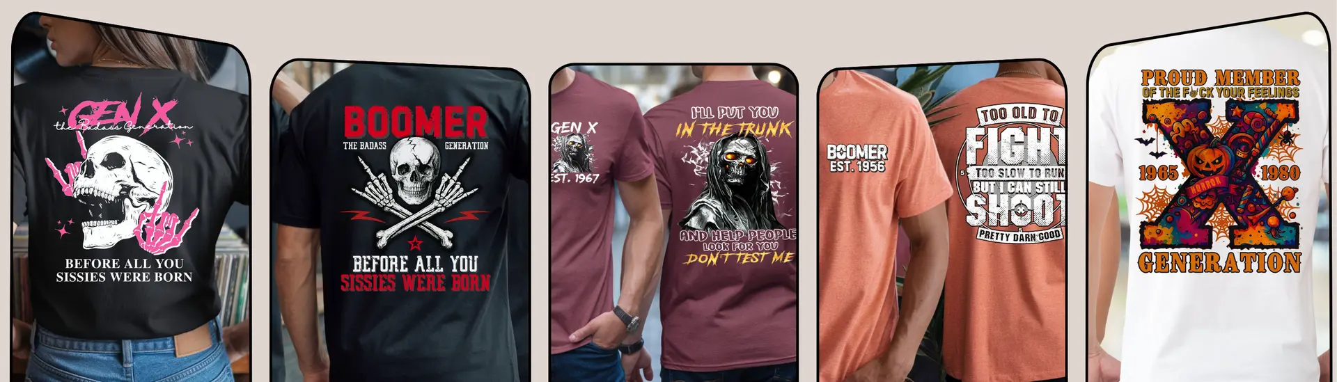 Banner for All Gen merch