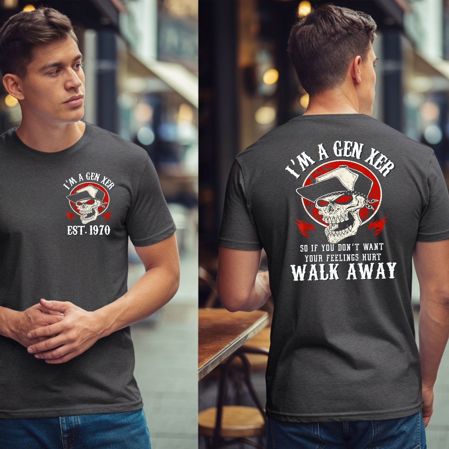 Gen X Custom Year T-Shirt : I'm gen xer , Walk away