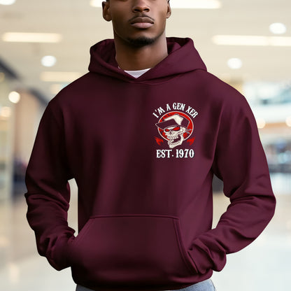 Gen X Custom Year Hoodie: I'm gen xer , Walk away