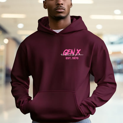 Gen X Custom Year Hoodie : Before all you sissies were born "Pink"