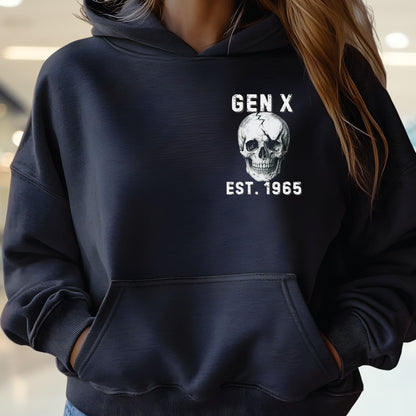 Gen X Custom Year Hoodie : My scars tell a story