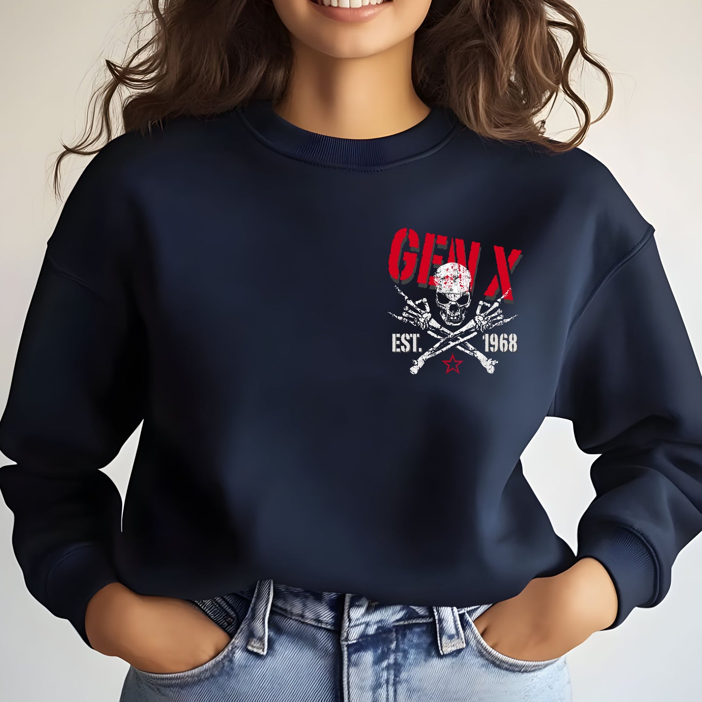 Gen X Custom Year Sweatshirt: Before all you sissies were born