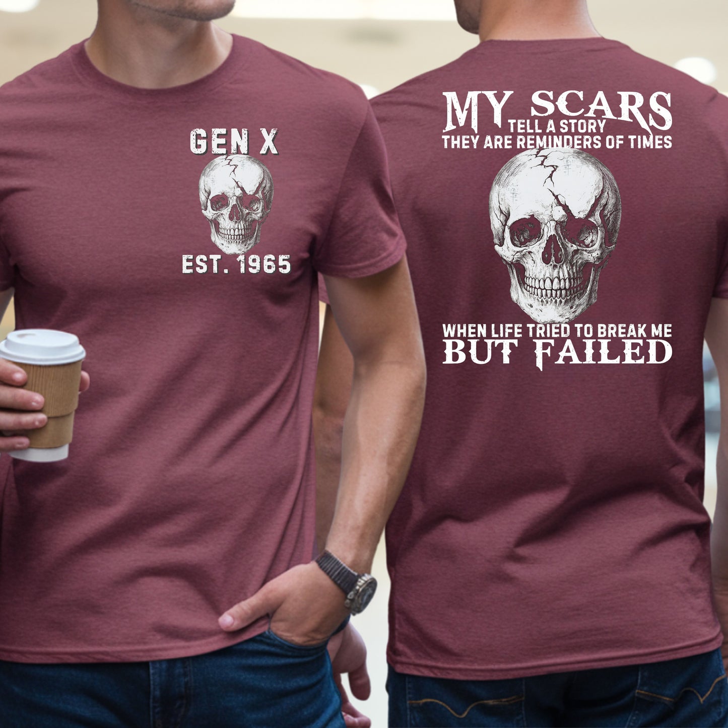 Gen X Custom Year T-Shirt : My scare tell a story